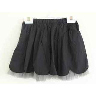 ニットプランナー(KP)の【春夏物 新入荷!】†ニットプランナー/KP/ケーピー†100cm スカート 黒【中古】子供服 キッズ kids 女の子 春夏秋 bottoms 214042(スカート)