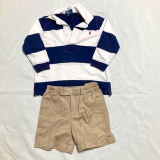 ポロラルフローレン(POLO RALPH LAUREN)の2点セット ポロラルフローレン ラガーシャツ チノパンツ(Tシャツ/カットソー)