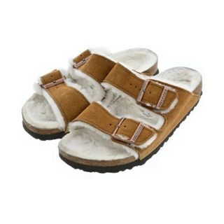 ビルケンシュトック(BIRKENSTOCK)のBIRKENSTOCK ビルケンシュトック サンダル 25cm 茶 【古着】【中古】(サンダル)