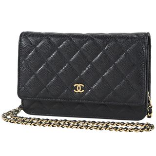 CHANEL - 【在庫一掃】 シャネル ココマーク チェーン ウォレット レディース 【中古】