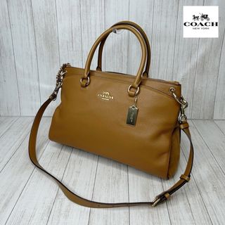 COACH - COACH コーチ　レザー　2WAY ハンドバッグ ショルダーバッグ30