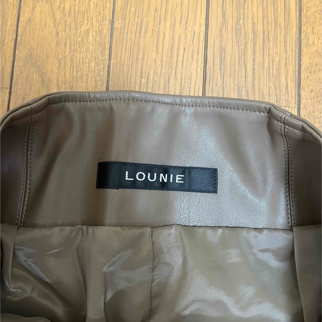 LOUNIE(ルーニィ)の【未使用】LOUNIE レザーパンツ レディースのパンツ(その他)の商品写真