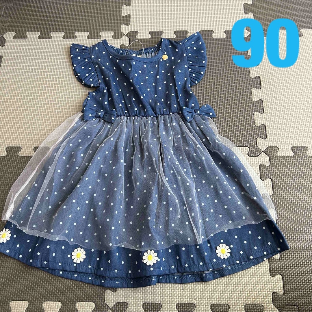 キッズ　ワンピース　90  キッズ/ベビー/マタニティのキッズ服女の子用(90cm~)(ワンピース)の商品写真