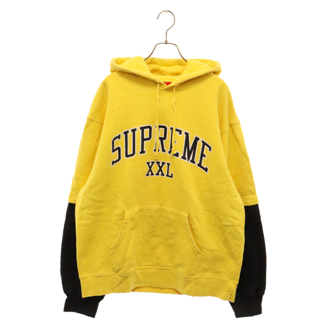 Supreme(シュプリーム)のSUPREME シュプリーム 20SS XXL Hooded Sweatshirt プリント プルオーバースウェットパーカー イエロー/ブラック メンズのトップス(パーカー)の商品写真