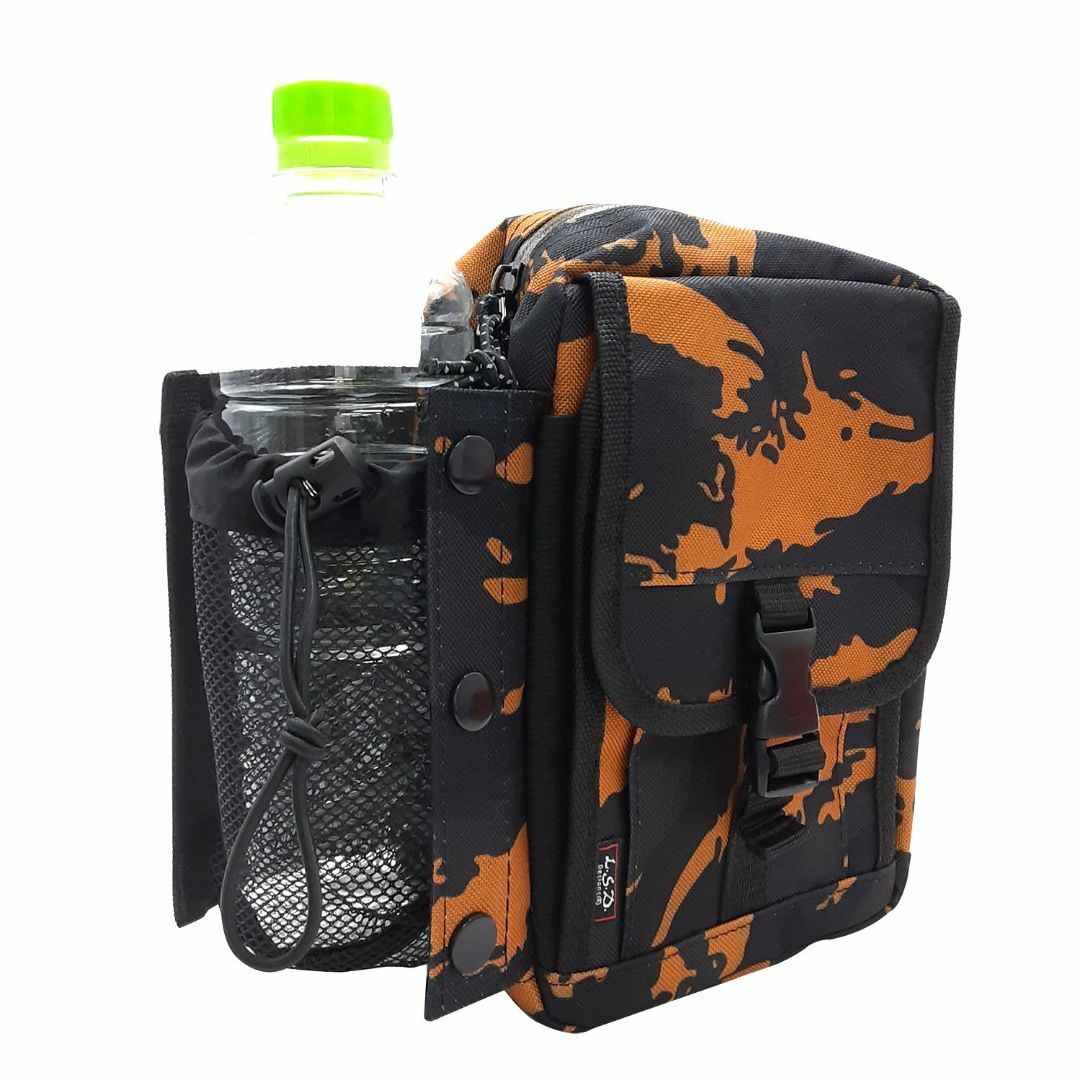 【新品】L.S.D.Designs ミニショルダーパック オレンジカモ メンズのバッグ(ショルダーバッグ)の商品写真