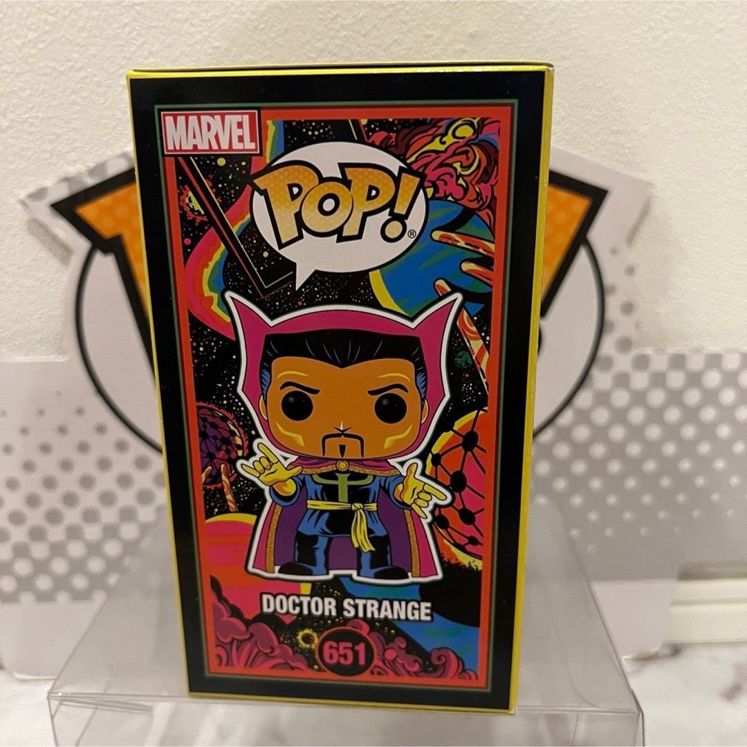 MARVEL(マーベル)のFUNKO POP! マーベル　ドクター・ストレンジ　ブラックライト限定 エンタメ/ホビーのフィギュア(アメコミ)の商品写真