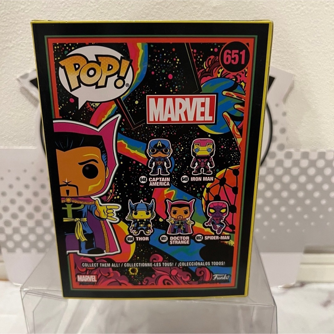 MARVEL(マーベル)のFUNKO POP! マーベル　ドクター・ストレンジ　ブラックライト限定 エンタメ/ホビーのフィギュア(アメコミ)の商品写真