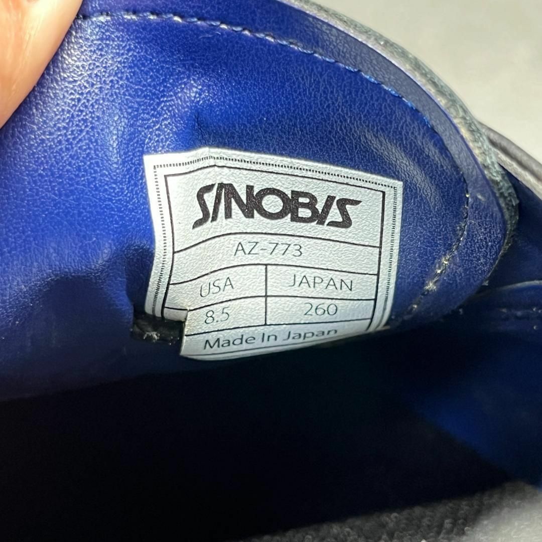 シノビス ビジネスシューズ プレーントゥ 本革 26㎝ ブラック　♫ メンズの靴/シューズ(ドレス/ビジネス)の商品写真