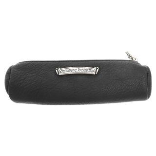 クロムハーツ(Chrome Hearts)のCHROME HEARTS クロムハーツ SML CYLINDER CASE スモールシリンダーケース レザー ペンケース ブラック ※国内ギャランティ付き(その他)