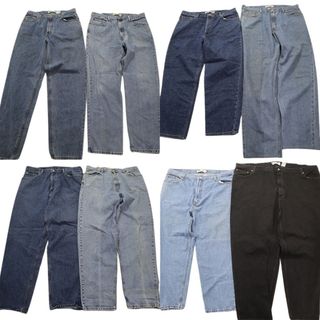 古着卸 まとめ売り リーバイス 560 デニム パンツ 8枚セット (メンズ 34 /38 /40 /44 /54 ) ワーク系 カジュアル系ブラックデニム MS4810