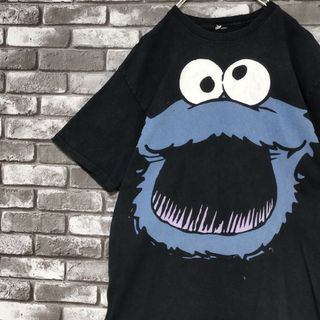 セサミストリート(SESAME STREET)のセサミストリートクッキーモンスタービッグプリントtシャツTシャツキャラクター(Tシャツ/カットソー(半袖/袖なし))