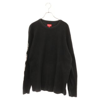 シュプリーム(Supreme)のSUPREME シュプリーム 16AW×SLAYER Eagle WaFFle Thermal スレイヤー イーグル ワッフルサーマル L/Sカットソー Tシャツ 長袖 ロンT ブラック(Tシャツ/カットソー(七分/長袖))