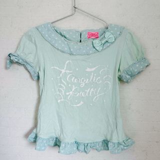 アンジェリックプリティー(Angelic Pretty)のお2 アンジェリックプリティ　カットソー　ミント(シャツ/ブラウス(半袖/袖なし))