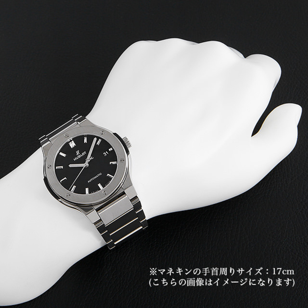 HUBLOT(ウブロ)のウブロ クラシックフュージョン チタニウム ブレスレット 510.NX.1170.NX メンズ 中古 腕時計 メンズの時計(腕時計(アナログ))の商品写真