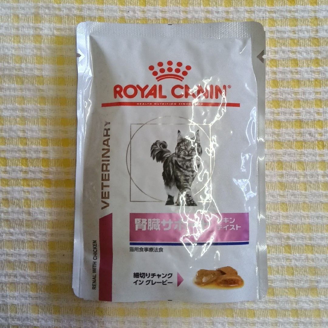 ROYAL CANIN(ロイヤルカナン)のロイヤルカナン 猫用 腎臓サポート(ウェットパウチチキンテイスト) 85g 1袋 その他のペット用品(猫)の商品写真