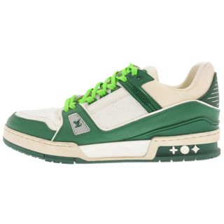 LOUIS VUITTON - LOUIS VUITTON ルイヴィトン 22SS LV Trainer Line Sneakers 1A9VNO LVトレーナー ライン ローカットスニーカー グリーン/ホワイト