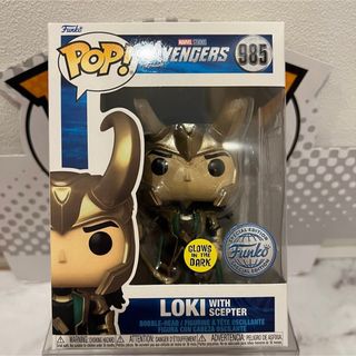 マーベル(MARVEL)のレアFUNKO POP!  アベンジャーズ　ロキ　セプター蓄光限定(アメコミ)