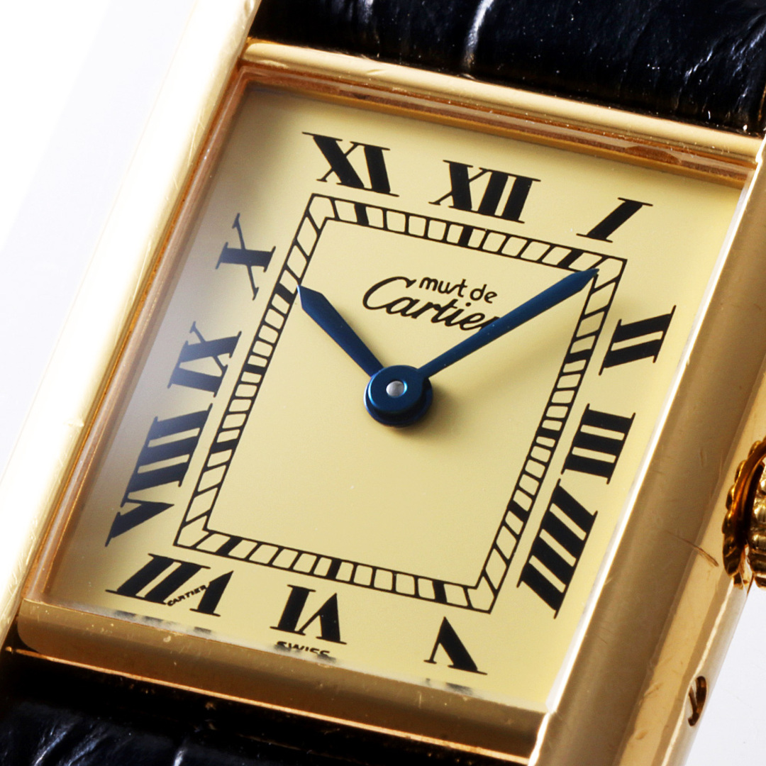 Cartier(カルティエ)のカルティエ マストタンク ベルメイユ SM W1003154 レディース 中古 腕時計 レディースのファッション小物(腕時計)の商品写真