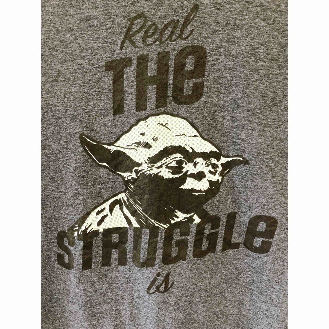 STAR WARS　Yoda　Tシャツ　M　グレー　USA古着 メンズのトップス(Tシャツ/カットソー(半袖/袖なし))の商品写真