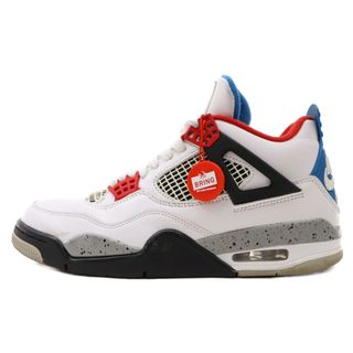 ナイキ(NIKE)のNIKE ナイキ AIR JORDAN 4 RETRO SE WHAT THE 4エアジョーダン4 レトロSE ワットザフォー ミッドカットスニーカー マルチカラー US7,5/25,5cm CI1184-146(スニーカー)