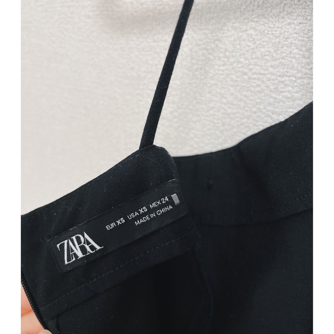 zara チューブドレス xs レディースのワンピース(ロングワンピース/マキシワンピース)の商品写真