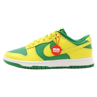 ナイキ(NIKE)のNIKE ナイキ Dunk Low Reverse Brazil DV0833-300 ダンク ロー リバース ブラジル ローカットスニーカー US9/27cm グリーン/イエロー(スニーカー)