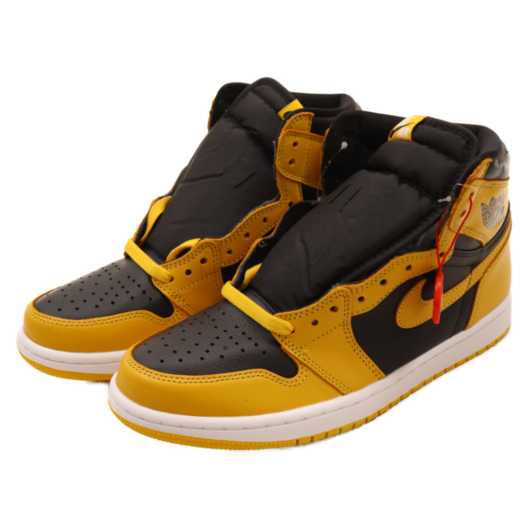 NIKE(ナイキ)のNIKE ナイキ AIR JORDAN1 RETRO HIGH OG Pollen エアジョーダン1 ハイカットスニーカー パラン イエロー/ブラック US9 /27.0cm 555088-701 メンズの靴/シューズ(スニーカー)の商品写真