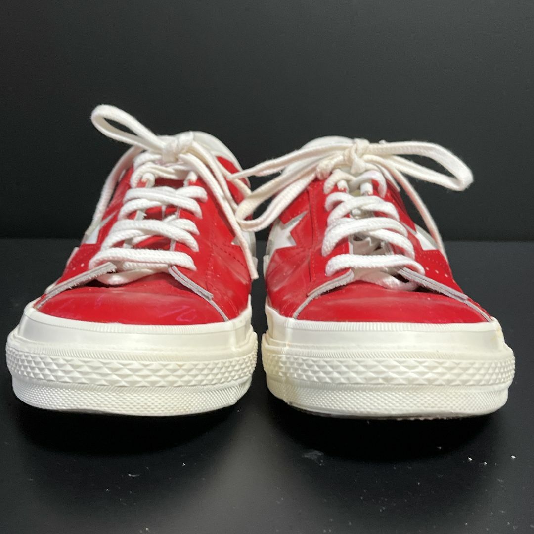 CONVERSE(コンバース)のCONVERSE コンバース　ワンスター　スニーカー　レッド　レザー レディースの靴/シューズ(スニーカー)の商品写真