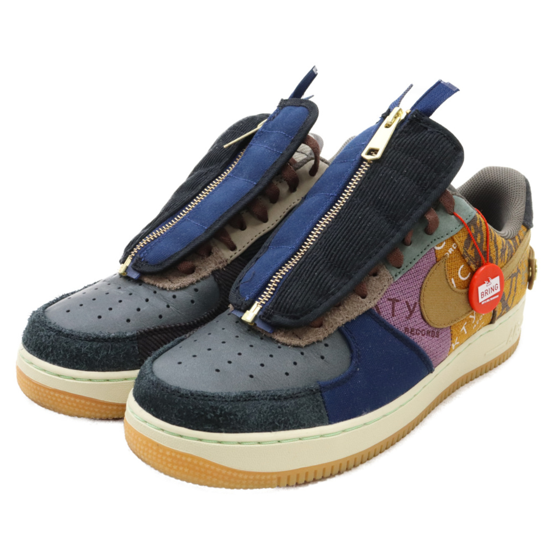 NIKE(ナイキ)のNIKE ナイキ ×Travis Scott AIR FORCE 1 LOW CACTUS JACK CN2405-900 トラビス スコット エアフォース 1 カクタスジャック ローカットスニーカー マルチ US10.5/28.5cm メンズの靴/シューズ(スニーカー)の商品写真