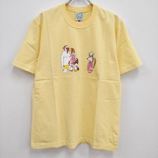 ブルーナボイン(BRUNABOINNE)のBRU NA BOINNE 新品 レスラーずきんちゃんT No.8998 8S-208 L 定価9500円 半袖Ｔシャツ イエロー メンズ ブルーナボイン【中古】4-0405S♪(Tシャツ/カットソー(半袖/袖なし))