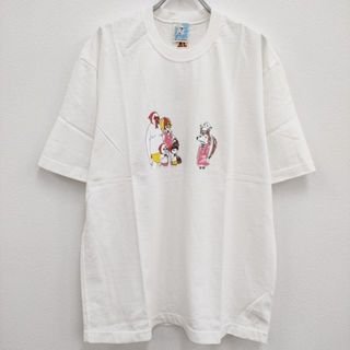 ブルーナボイン(BRUNABOINNE)のBRU NA BOINNE 新品 レスラーずきんちゃんT No.8998 8S-208 2XL 定価9500円 半袖Ｔシャツ ホワイト メンズ ブルーナボイン【中古】4-0405S♪(Tシャツ/カットソー(半袖/袖なし))