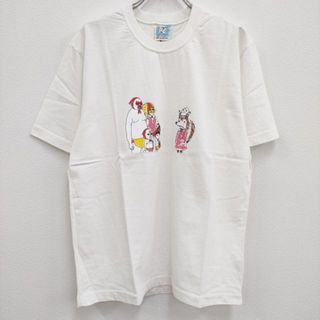 ブルーナボイン(BRUNABOINNE)のBRU NA BOINNE 新品 レスラーずきんちゃんT No.8998 8S-208 L 定価9500円 半袖Ｔシャツ ホワイト メンズ ブルーナボイン【中古】4-0405S♪(Tシャツ/カットソー(半袖/袖なし))