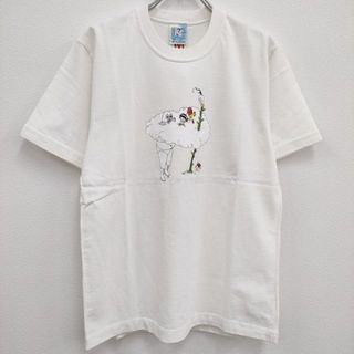 ブルーナボイン(BRUNABOINNE)のBRU NA BOINNE 新品 レスラー豆の木T No.8998 8S-205 M 定価9500円 半袖Ｔシャツ カットソー ホワイト メンズ ブルーナボイン【中古】4-0405S♪#(Tシャツ/カットソー(半袖/袖なし))