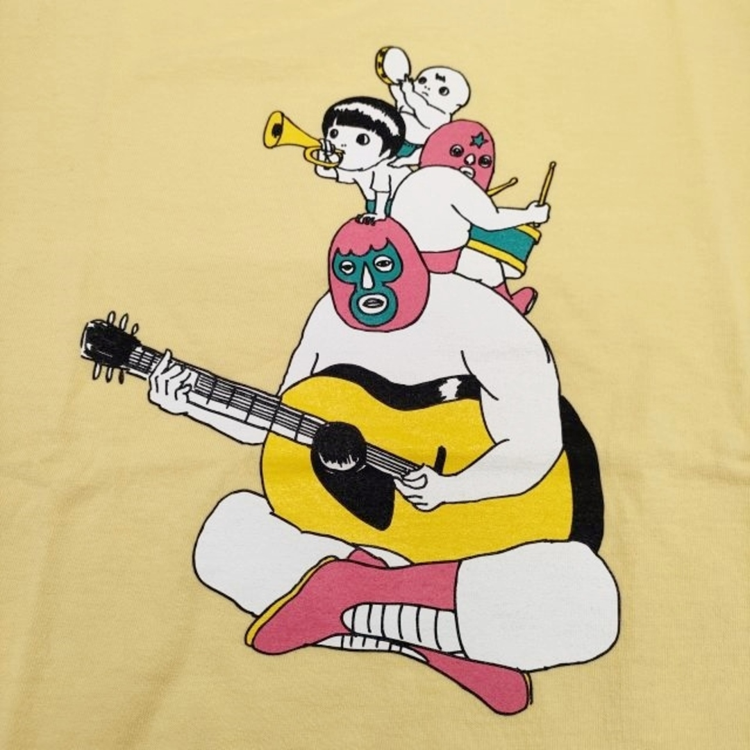 BRUNABOINNE(ブルーナボイン)のBRU NA BOINNE 新品 レスラーの音楽隊T No.8998 8S-211 L 定価9500円 半袖Tシャツ カットソー イエロー メンズ ブルーナボイン【中古】4-0405S♪# メンズのトップス(Tシャツ/カットソー(半袖/袖なし))の商品写真