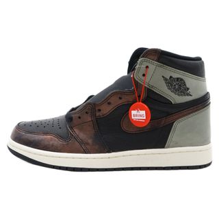 ナイキ(NIKE)のNIKE ナイキ AIR JORDAN1 HIGH OG RUST SHADOW 555088-033 エアジョーダン1 ラストシャドー ハイカットスニーカー US8.5/26.5cm ブラック/グレー(スニーカー)