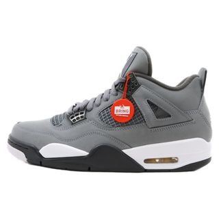 ナイキ(NIKE)のNIKE ナイキ AIR JORDAN 4 RETRO COOL GREY 308497-007 エアジョーダン4 クールグレー ハイカットスニーカー グレー US8.5/26.5cm(スニーカー)