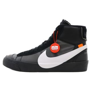 ナイキ(NIKE)のNIKE ナイキ ×OFF-WHITE BLAZER MID GRIM REAPER AA3832-001 オフホワイト ブレザーミッド グリムリーパー ハイカットスニーカー ブラック US8.5/26.5cm(スニーカー)