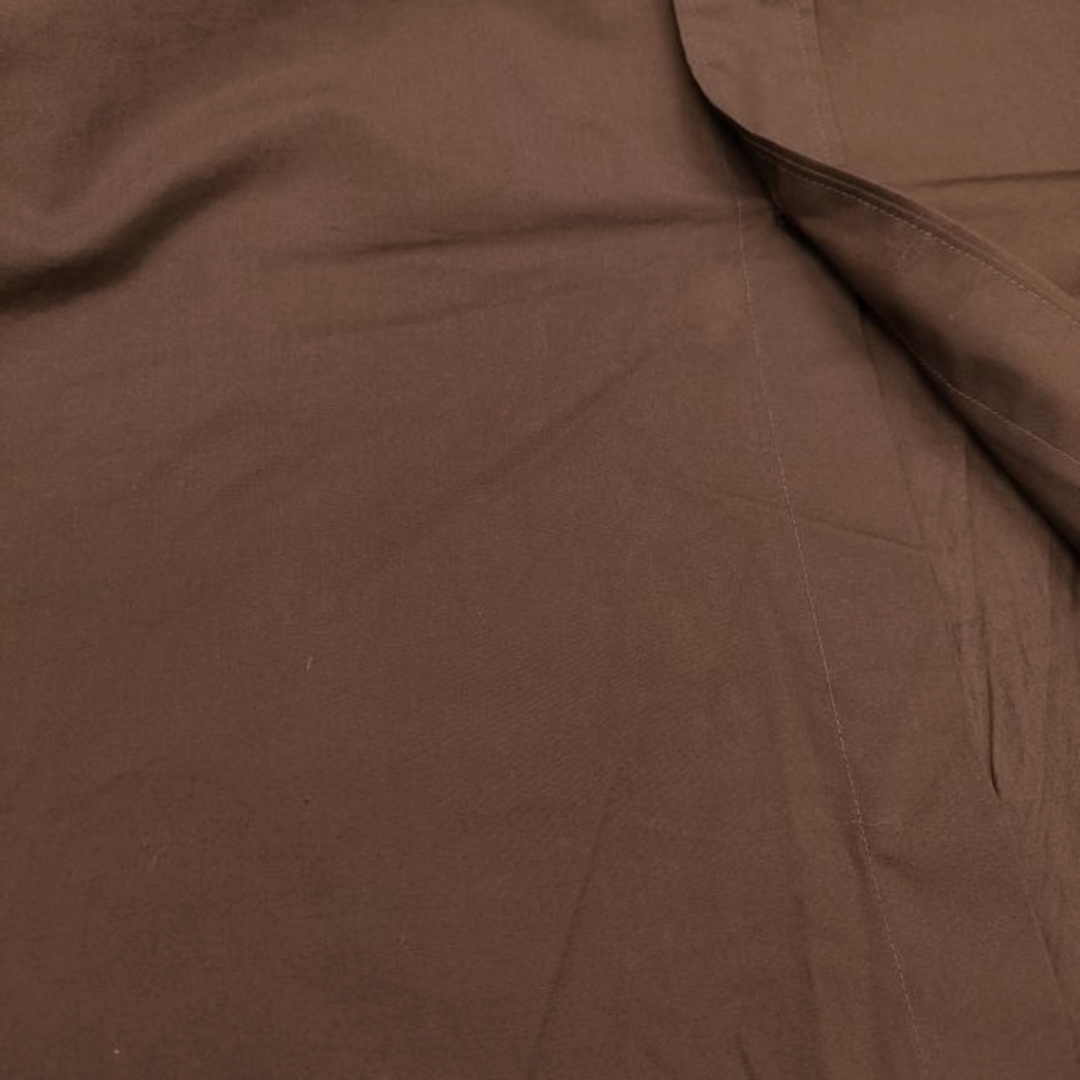 susuri ククロングシャツ 21-351 サイズ4 バンドカラー ワンピース ブラウン レディース ススリ【中古】4-0405M♪ レディースのワンピース(ロングワンピース/マキシワンピース)の商品写真