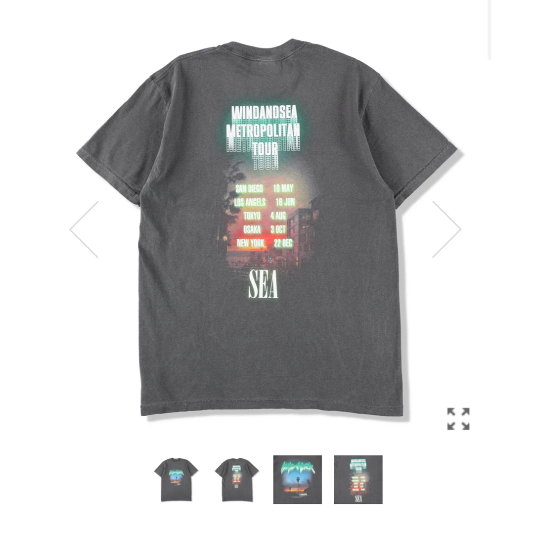 WIND AND SEA - wind and sea Tシャツ Sサイズ METRO POLITANの WIND AND SEA - wind and sea Tシャツ Sサイズ METRO POLITANの