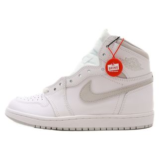 ナイキ(NIKE)のNIKE ナイキ AIR JORDAN 1 HI 85 NEUTRAL GREY BQ4422-100 エアジョーダン1 ハイ 85 ニュートラルグレー ハイカットスニーカー US8.5/26.5cm ホワイト/グレー(スニーカー)