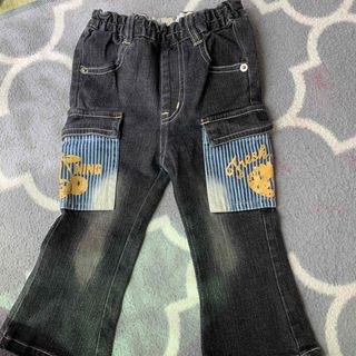 エフオーキッズ(F.O.KIDS)の⑩80センチ 黒デニムパンツ(パンツ)