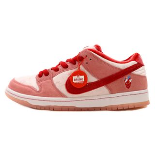 ナイキ(NIKE)のNIKE SB ナイキエスビー ×Strangelove SB Dunk Low Valentinens Day CT2552-800 ストレンジラブ ダンク バレンタインデー ローカットスニーカー US8.5/26.5cm ピンク/レッド(スニーカー)