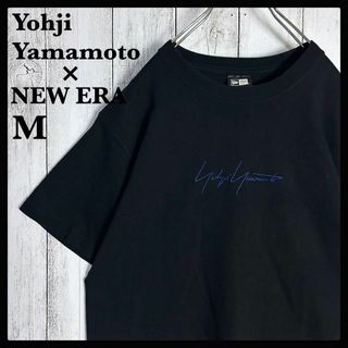 ヨウジヤマモト(Yohji Yamamoto)の【超人気デザイン】ヨウジヤマモト×ニューエラ☆センター刺繍ロゴ入りTシャツ(Tシャツ/カットソー(半袖/袖なし))