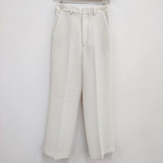 ビューティアンドユースユナイテッドアローズ(BEAUTY&YOUTH UNITED ARROWS)のROKU 6 BEAUTY&YOUTH POLYESTER RAYON BOOTCUT PANTS 定価19800円 パンツ アイボリー レディース ロクビューティアンドユース【中古】4-0405M♪(カジュアルパンツ)