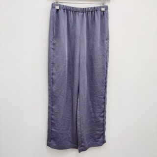 ビューティアンドユースユナイテッドアローズ(BEAUTY&YOUTH UNITED ARROWS)のROKU 6 BEAUTY&YOUTH NEW SATIN PANTS ニューサテンパンツ 36 定価14300円 パープル レディース ロクビューティアンドユース【中古】4-0405M♪(カジュアルパンツ)