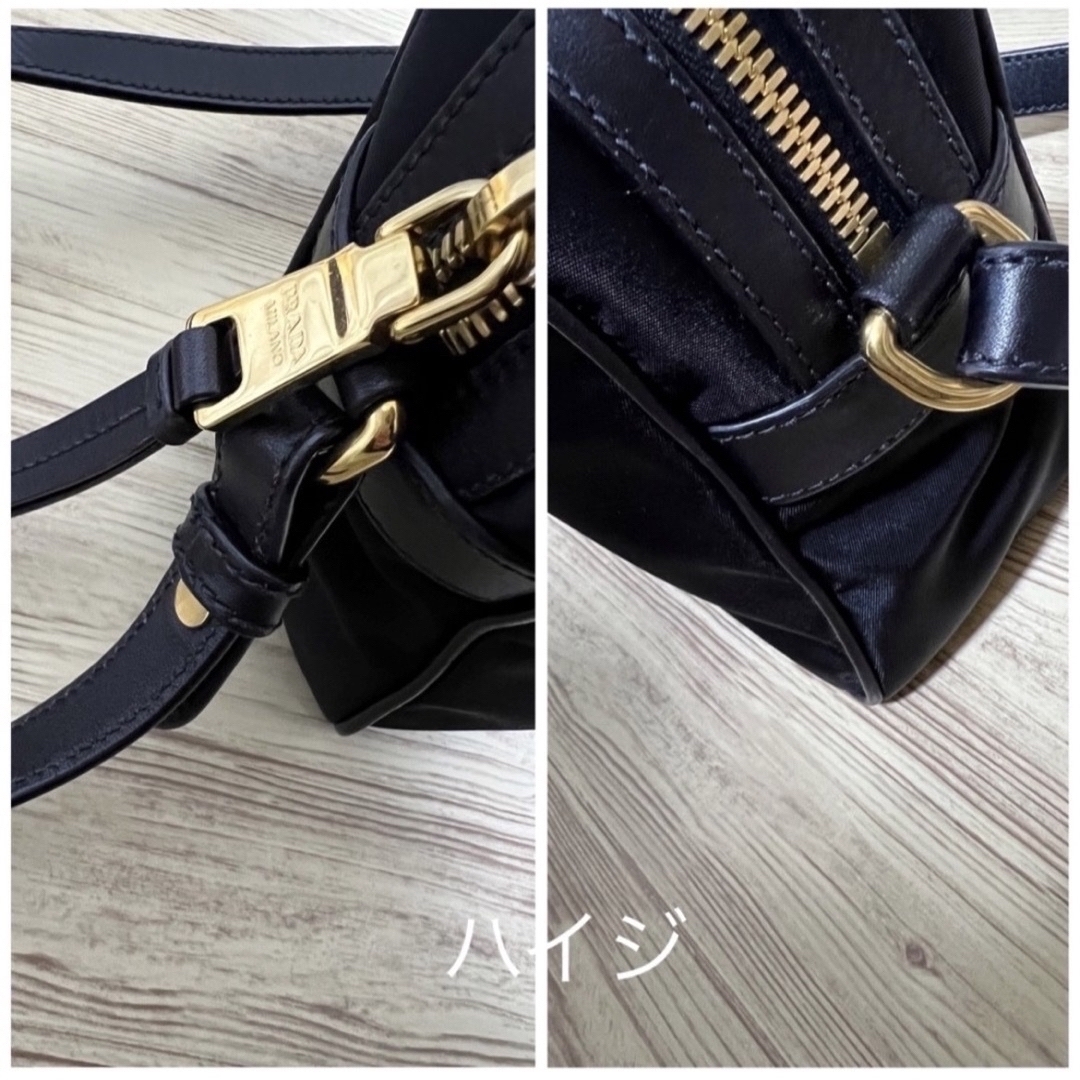 PRADA(プラダ)の極美品 PRADA プラダ ショルダー ナイロン 三角ロゴ レディースのバッグ(ショルダーバッグ)の商品写真