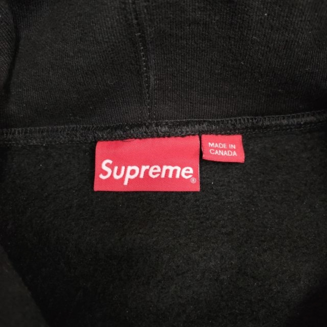 Supreme(シュプリーム)のSupreme Worldwide Hooded Sweatshirt CANADA製 サイズL プルオーバー 裏起毛 パーカー ブラック メンズ シュプリーム【中古】4-0405T♪ メンズのトップス(パーカー)の商品写真