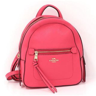 COACH - コーチ バックパック アンディ F30530 ショッキングピンク レザー 中古