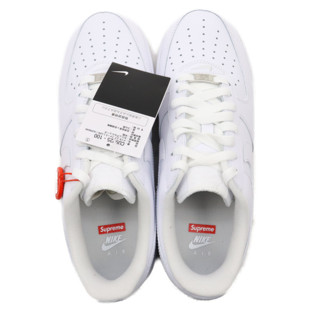 Supreme(シュプリーム)のSUPREME シュプリーム ×NIKE AIR FORCE 1 LOW CU9225-100 US8.5 26.5cm ナイキ エアフォース1スニーカー ホワイト メンズの靴/シューズ(スニーカー)の商品写真