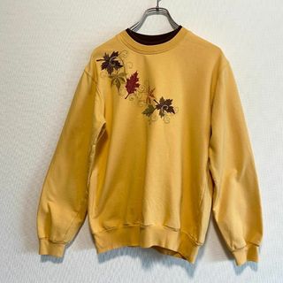 ヴィンテージ(VINTAGE)のアメリカ古着　刺繍　トレーナー　スウェット　レトロデザイン　ヴィンテージ(トレーナー/スウェット)